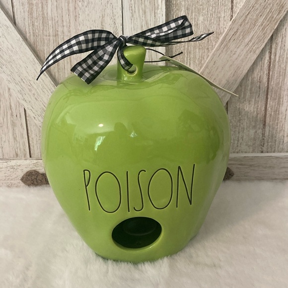 Rae Dunn Halloween Poison Apple Birdhouse - Picture 1 of 4